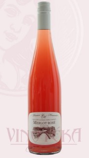 Merlot rosé, výběr z hroznů, Vinice Hnanice