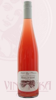 Merlot rosé, výběr z hroznů, Vinice Hnanice
