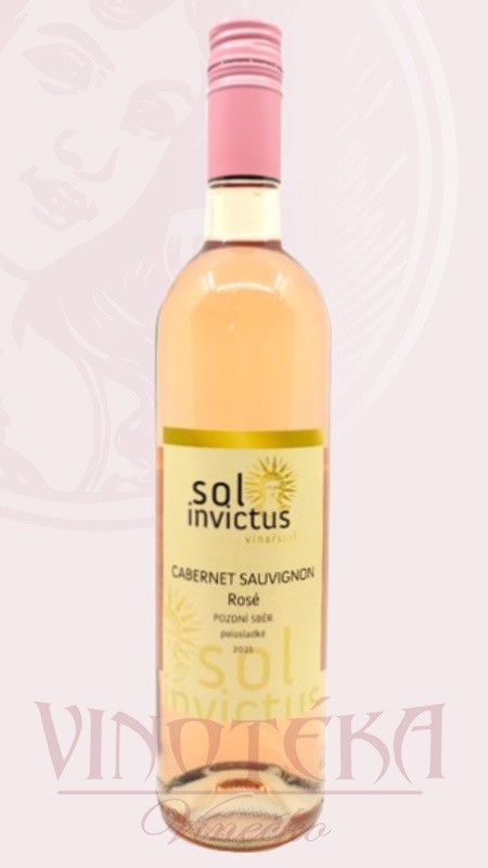 Cabernet Sauvignon rosé, Vinařství Sol Invictus