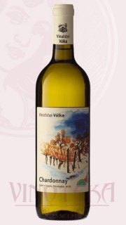 Chardonnay BIO, výběr z hroznů, Vinařství Válka