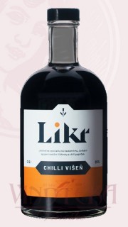 Chilli Višeň, 25%, Likr