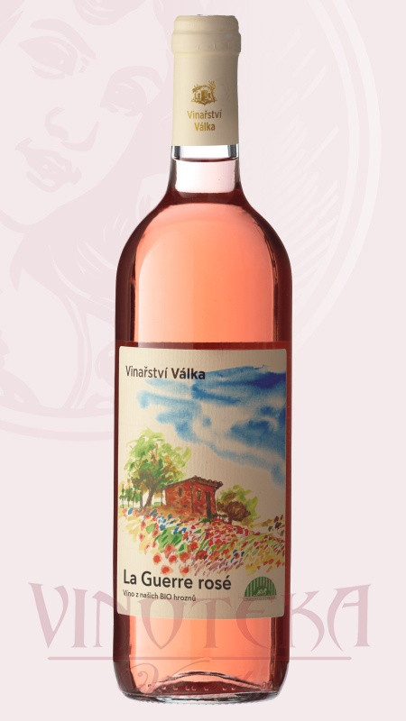 Cuvée La Guerre ROSÉ, BIO, pozdní sběr, Vinařství Válka