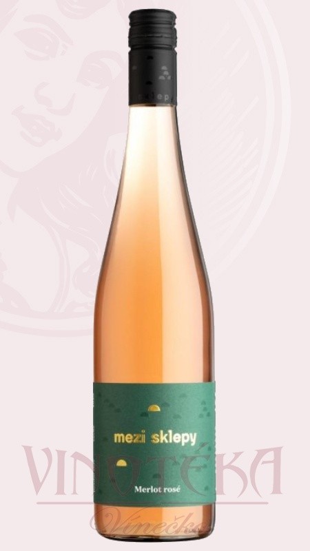 Merlot rosé, pozdní sběr, Vinařství Mezi Sklepy