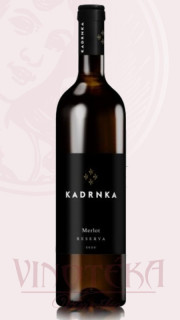 Merlota Reserva, zemské, Kadrnka