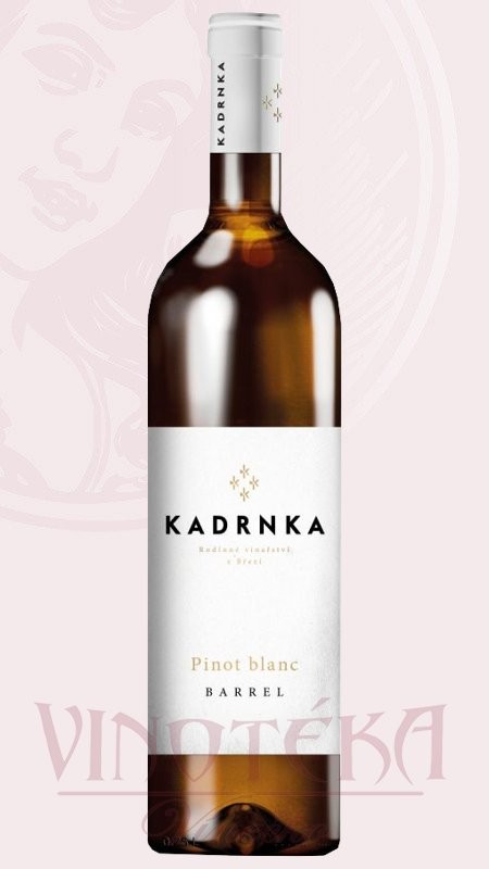 Pinot blanc - Barrel, výběr z hroznů, Vinařství Kadrnka