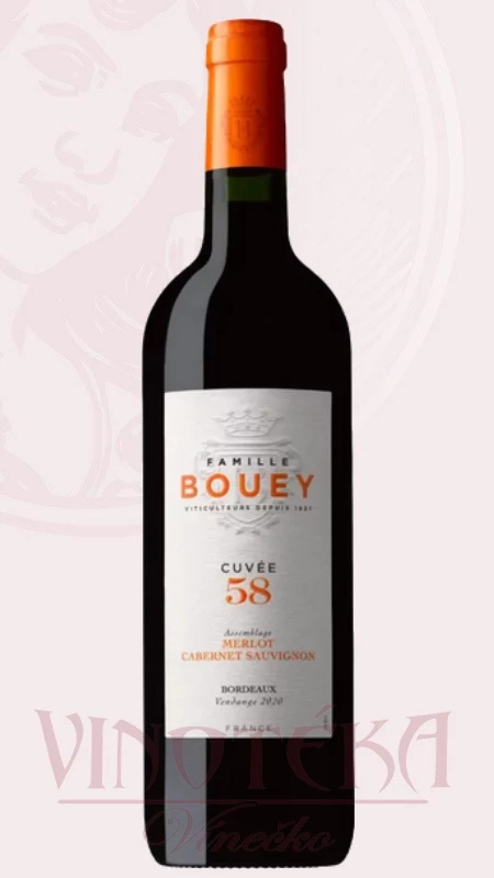 Cuvée 58, Merlot/Cabernet S., Bordeaux, 2019, Maison Bouey