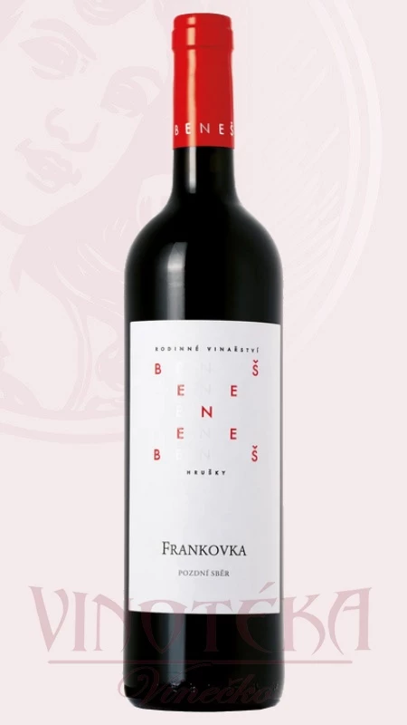 Frankovka, pozdní sběr, Vinařství Beneš