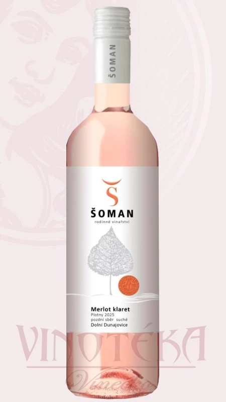 Merlot Klaret, pozdní sběr, Vinařství Šoman