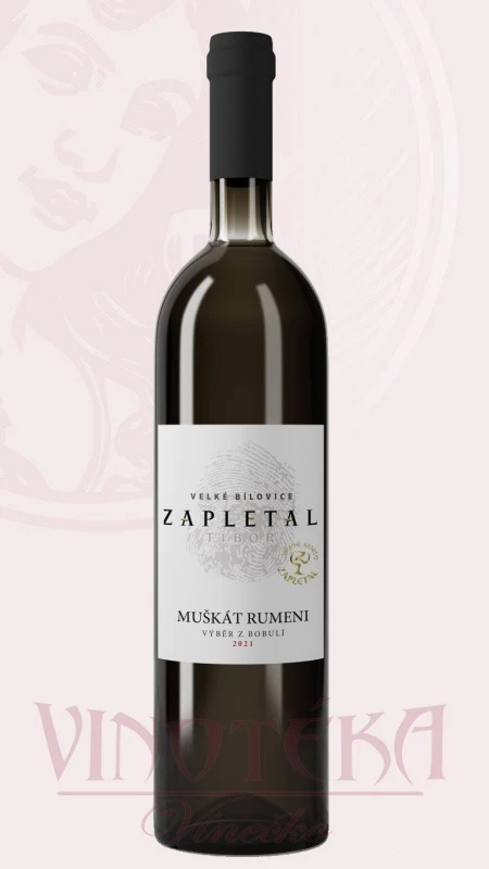 Muškát Rumeni, výběr z bobulí, Tibor Zapletal