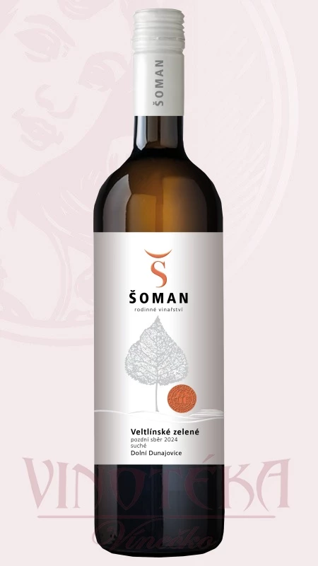 Veltlínské zelené, pozdní sběr, suché, Vinařství Stanislav Šoman