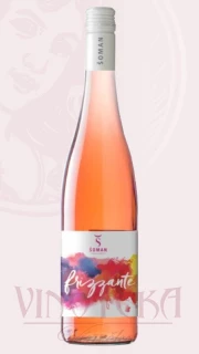  Zweigeltrebe Rosé, Frizzanteé, zemské, Vinařství Šoman