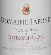 Côtes du Rhône, 2023, AOC, Domaine, rouge Domaine Lafond Roc-Epine, Domaine Lafond